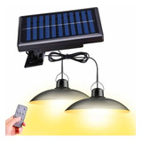 Lampara Solar Led Colgante 240w Plafon + Control