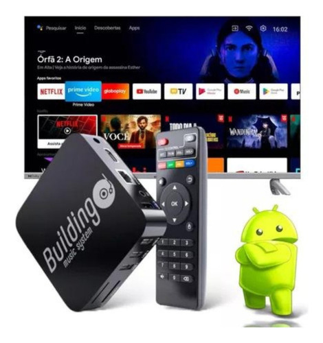 Conversor Box Smart Hdtv Android 13.0 Tv Normal Em Smart Tv