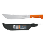 Machete Rambo 12  Cacha Remachada Naranja, Con Funda, 15890