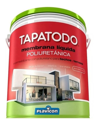 Tapatodo Membrana Liquida Poliuretanica 20kg - Color Rojo