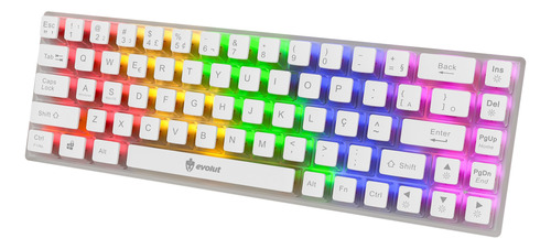 Teclado Gamer Mecanico Rgb Led Pc Barato Iluminado Em Ptbr