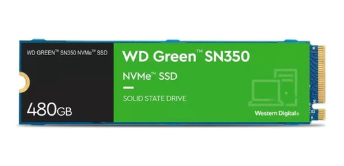 Ssd M.2 Nvme 480gb Wd 2280 Sn350 Wds480g2g0c