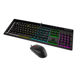 Combo Teclado Y Mouse Gamer Corsair K55 Rgb Pro + Katar Pro