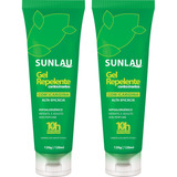 Kit 2 Repelente De Insetos Sunlau Gel Com Icaridina 120g