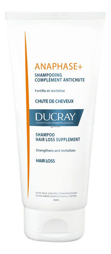 Shampoo Ducray Anaphase+ En Tubo Depresible De 200ml Por 1 Unidad