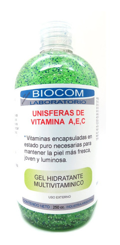 Gel Hidratante Mutivitaminico Con Unisferas X 250gr - Biocom