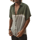 Men's Breathable Short Sleeve Shirt For Summer