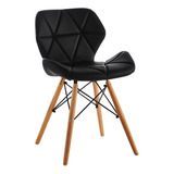 Silla Eames Pro Para Comedor, Sala De Espera En Madera