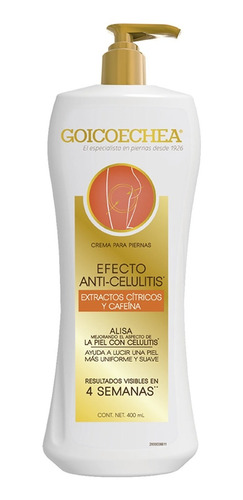 Crema Para Piernas Goicoechea Anti-celulitis 400ml