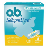 Absorvente Interno O.b. Sempre Livre Procomfort Medio 8 Unid