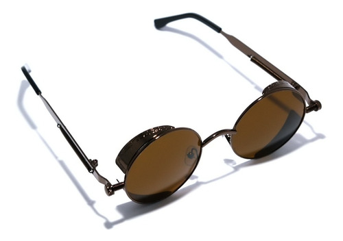  Gafas Lente Café Marco Café Retro Redondas Steampunk 