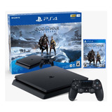 Sony Playstation 4 Slim 1 Tb: God Of War Rangnarok, Fifa 23