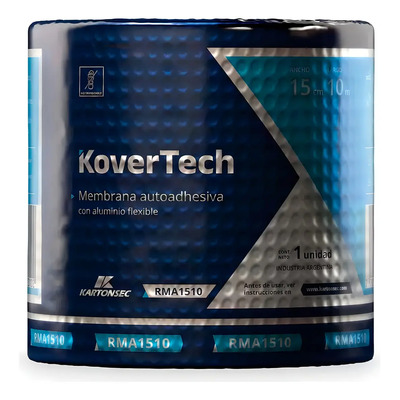 Membrana Autoadhesiva Kovertech Rollo 15cm X 10mts Aluminio | MercadoLibre