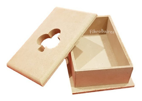 10 Cajas Porta Naipes Fibrofácil - Souvenir -regalos