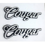 Emblema Decorativo Cougar (par) Ford Cougar