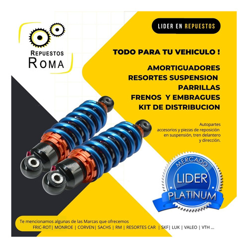 Kit Amortiguador Record Trasero Honda Passport Foto 3