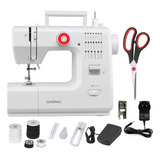 Mini Maquina De Coser Electrica Portatil Puntadas Gadnic Color Blanco