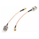 Hangton Bnc Macho Smc Hembra Jumper Rf Coax Rg316 Cable Adap