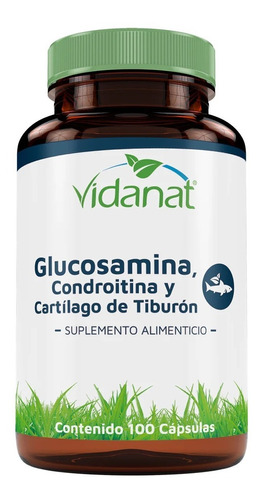 Glucosamina, Condroitina Y Cartílago 100 Caps Vidanat