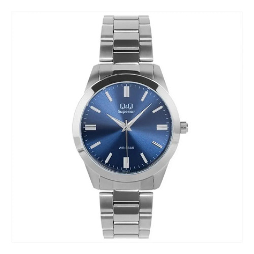 Reloj Para Hombre Q&q Superior S392j212y Plateado