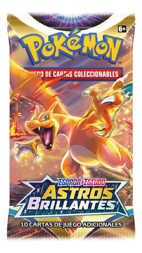 Sobre Pokemon 10 Cartas Brilliant Stars Es