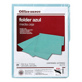 Office Depot Folder Azul T/c Office Depot