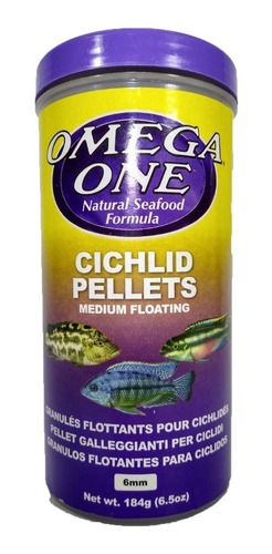 Alimento Para  Peces Ciclidos Cichlid Pellets Medium 184 Gr