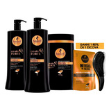 Haskell Cavalo Forte Kit 1l Shampoo+condicionador+máscara