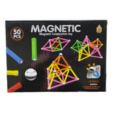 Magnetic Bloques Magnéticos 50 Piezas 2022131 Shine