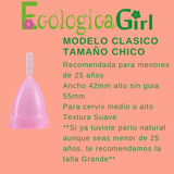 Kit Ecologica Girl 2 Copas Menstruales Con Toallas De Tela