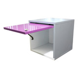 Buro Flotante Recamara Mdf Mesa Envio Ensamblado Rosa