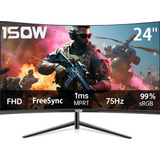 1sow® Computadoras Monitor 24 Pulgadas Gamer Pantalla Pc Led