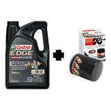 Aceite Castrol Edge Alto Kilometraje  5w20 + Filtro K&n Ps 