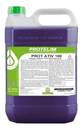 Detergente Desincrustante Limpa Baú Prot Ativ 100 5l