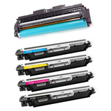 Toner + Cilindro Compatível Marca Premium Para Uso Em Cp1025