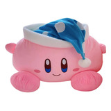 Kirby Gigante Pelúcia Dorminhoco Touca Gorro 50 Cm Almofada