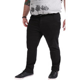 Calça Jeans Sarja Com Lycra Masculina Plus Size