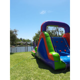 Inflable Tobogán Acuático Con Escalador