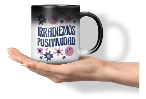 Taza Magica Cambia Color Irradienmos Positividad 11 Onzas