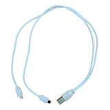 Cable Entrada Usb / Salida Micro Usb Dual / 50 Cm