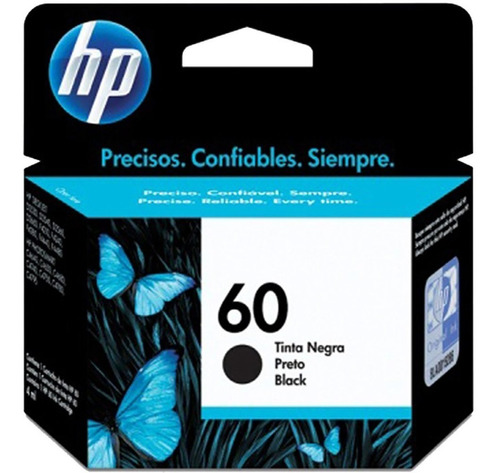 Cartucho 60 Preto Para Impressora Hp