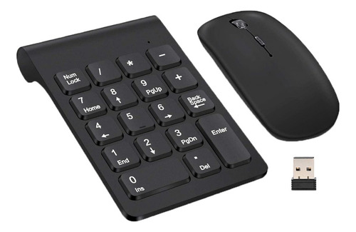 Teclado Numérico Inalámbrico, 2.4ghz, 18 Teclas, Mini