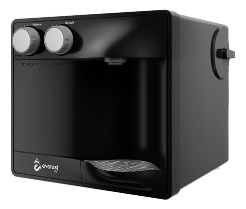 Purificador De Água Gelada Refrigerado Everest Fit Preto