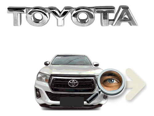 Insignia Toyota Cromada / Verificar Medidas / Tuningchrome