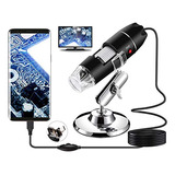 Bysameyee Microscopio Digital Usb De Mano 40x1000x Amplifica