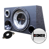 Kit Som Automotivo Caixa Trio Pioneer Fiorino Subwoofer 12