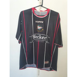 Camiseta Estudiantes La Plata Topper 2006 Negra #9 Bieckert