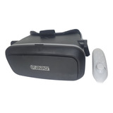 Vr Box Oculos Realidade Virtual 3d Black Controle Bluetooth