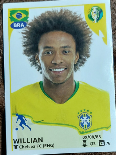 Lámina Álbum Copa America Brasil 2019 / Willian #32