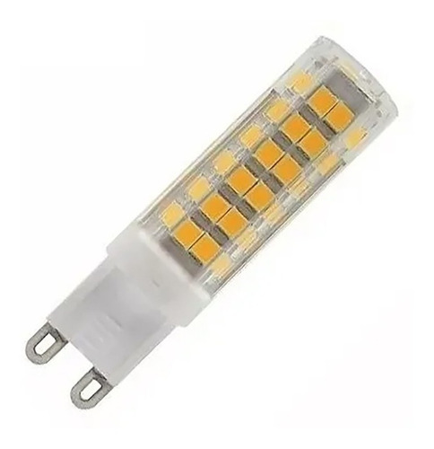 Kit 6 Lampada Led G9 12w Halopim Lustre Luz Amarela E Branca